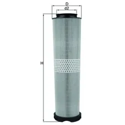 Luftfilter MAHLE LX 816/6 für Mercedes-Benz E