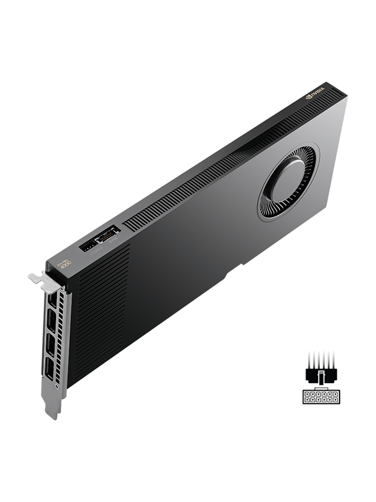 PNY RTX PRO 4000 Blackwell Retail - 24GB GDDR7 RAM - Grafikkarte