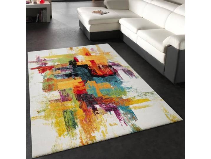 Tapis Moderne Splash De Marque Coloré Brosse Neuf EO [160x230 cm]