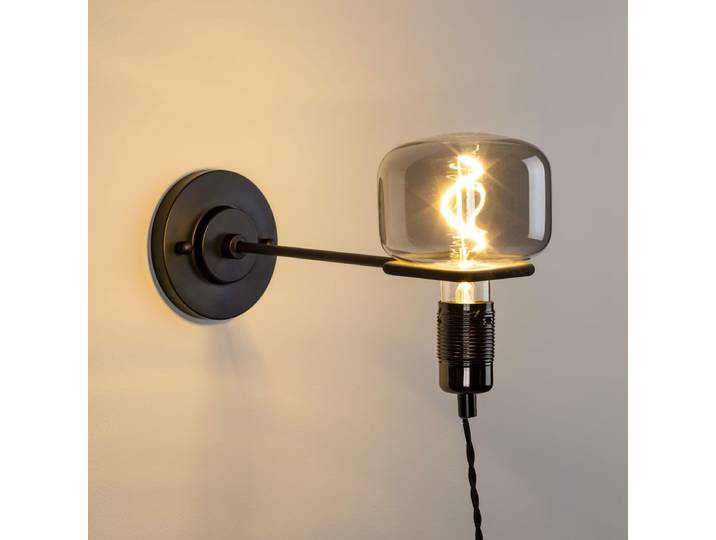Zuiver Wandlamp Hazy - Zwart