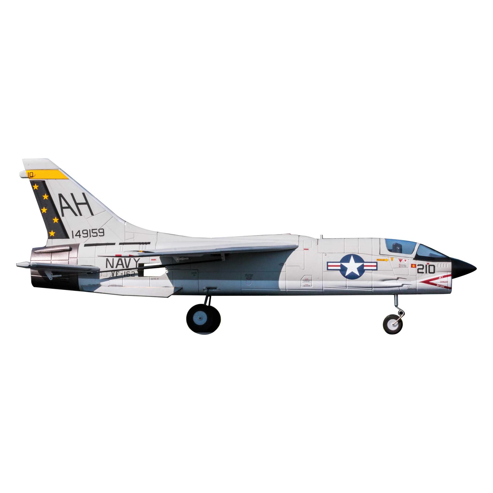 Freewing F-8E Crusader PNP 64mm Jet EDF (Jet) (FJ10811P)