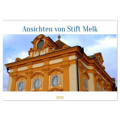 Ansichten vom Stift in Melk (Wandkalender 2026 DIN A2 quer), CALVENDO Monatskalender