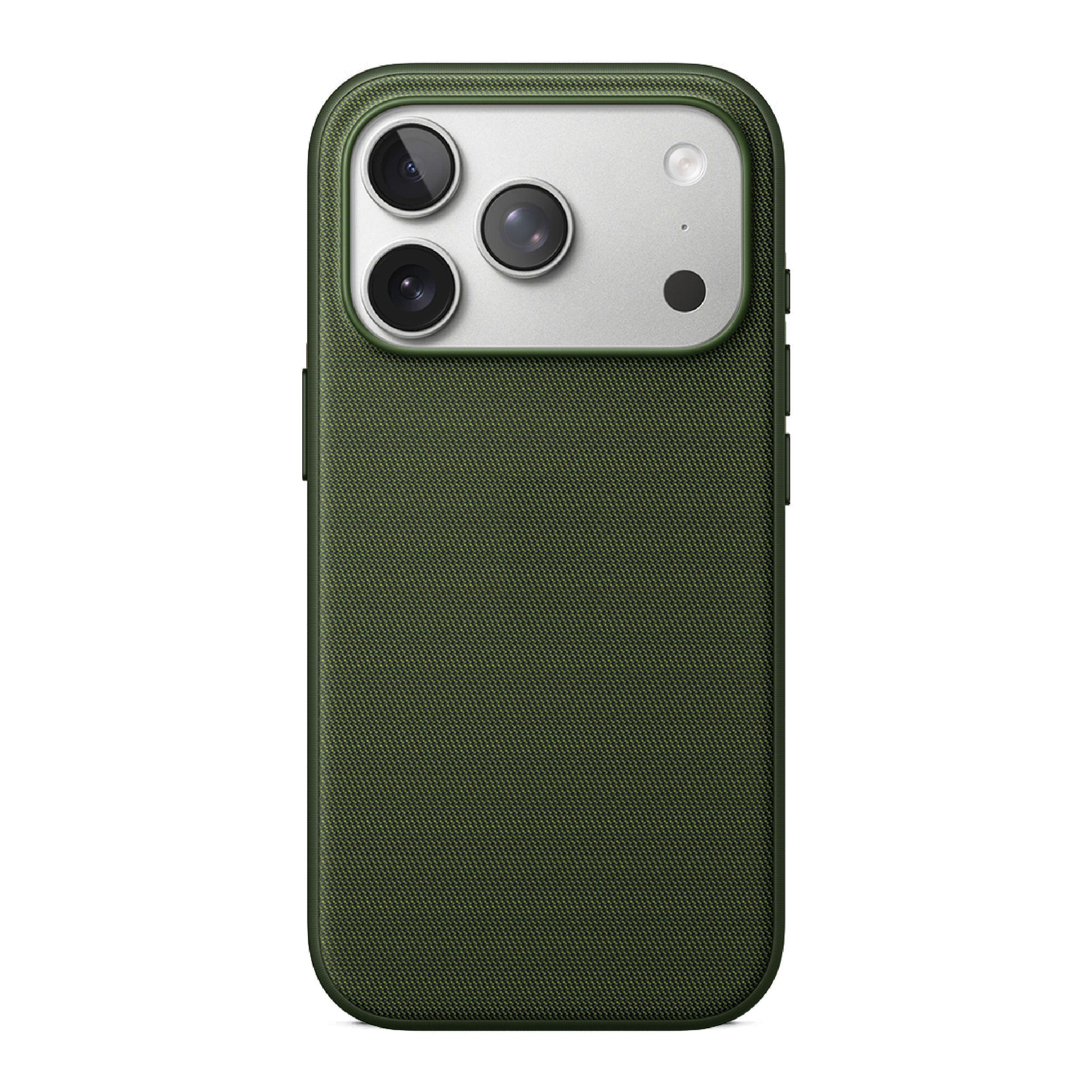 Vonmählen Fabric Case für iPhone 18 Pro dunkelgrün