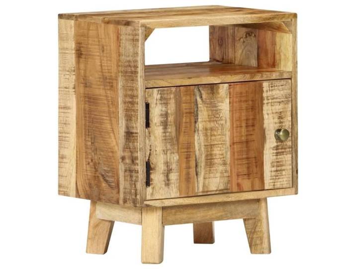 Table de nuit HOME - MODE Table de chevet 40x30x50 cm Bois de manguier brut 28498