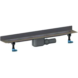 Dallmer Duschrinne CeraLine W 1000 mm, Edelstahl 1.4301, DN 50, Wandmontage, Selbstreinigungseffekt