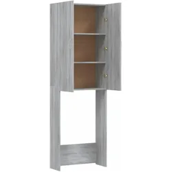 vidaXL Halonia, Waschmaschinenschrank, Grau