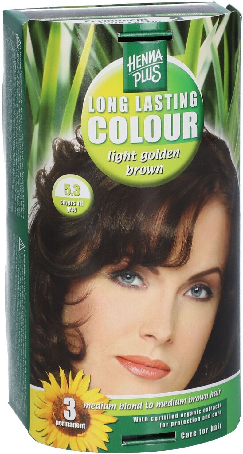 Hennaplus Long Lasting light golden brown 5,3 100 ml Flüssigkeit