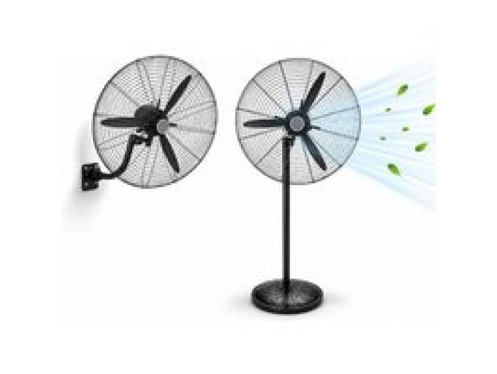 Ventilateur industriel - Sans marque - 2‑en‑1 - 130 W - Ø 68 cm - 3 vitesses oscillant