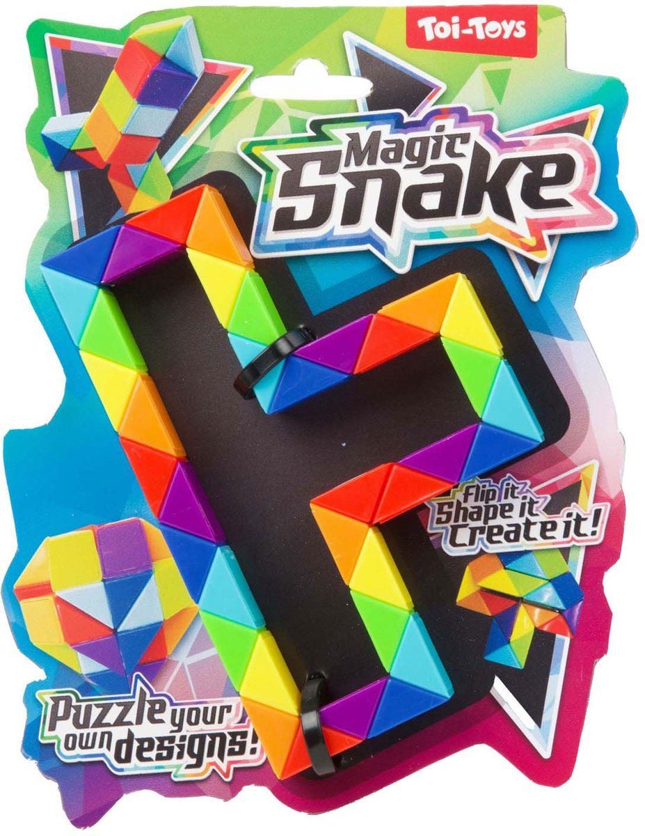 Toi-Toys Magische Slang Kleurrijke Draaipuzzel