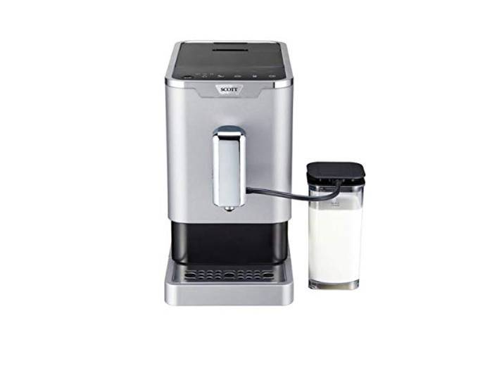 Expresso Broyeur SCOTT Slimissimo & Milk Silver 20220