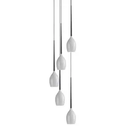 Azzardo AZ0311 Pendelleuchte Izza 5 5x50W | E14 | IP20 - weiß