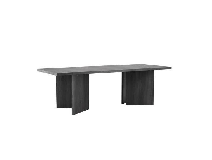 Furnlux Esstisch Bassholmen Schwarz 100x240x75 cm, 100x75x240 cm, Esszimmer, Esstische