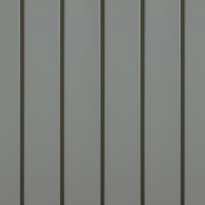 CertainTeed Perimeter Triple 3-1/3 Inch Hidden Vent Vinyl Soffit Charcoal Gray - 6 Foot - 20 PCS (cut)