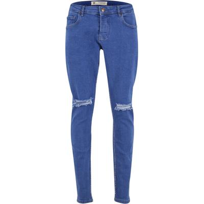 Bequeme Jeans 2Y PREMIUM "2Y Premium 2Y Premium Rasmus Skinny Jeans", Herren, Gr. 33, Normalgrößen, blau, 100% Baumwolle, unifarben, Jeans