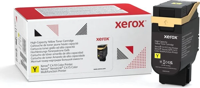 Xerox - high capacity - yellow - original - toner cartridge