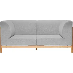 Moment 2-Sitzer-Sofa 182 cm grau