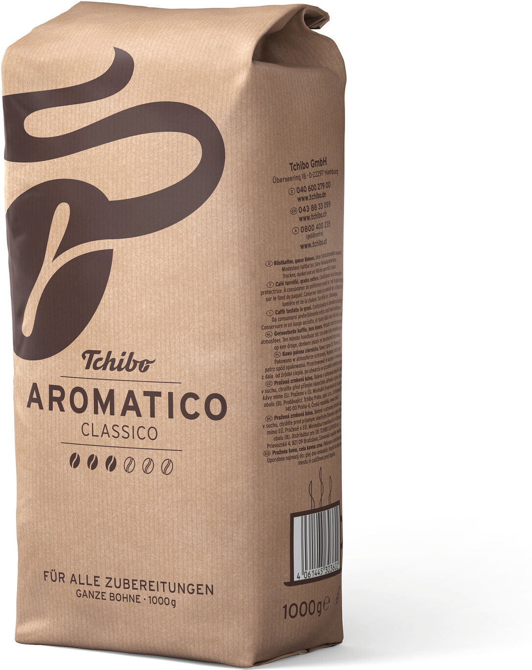 Tchibo - Aromatico Classico - 1 kg Ganze Bohne - Intensität: 3/6