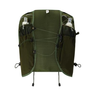 Trinkrucksack ENDURANCE "Genend" Gr. M, schwarz, grün, Rucksäcke, M, Elasthan, Kunstfaser, unifarben, mit reflektierende Elemente