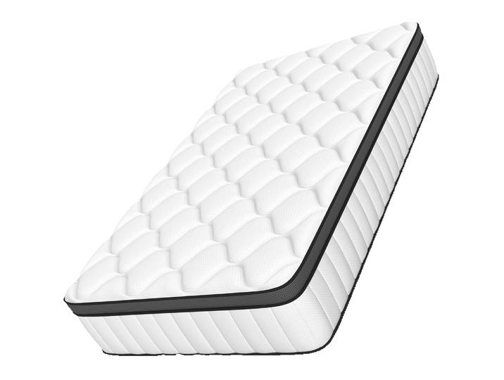 Matelas Hiazurm 90x200 avec noyau de ressorts ensachés, matelas à 7 zones de ressorts, matelas de dureté moyenne H3 respirant