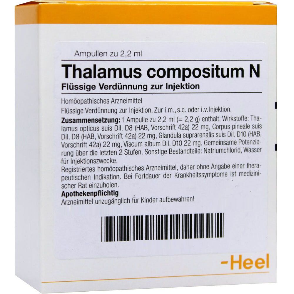 Thalamus compositum N Ampullen 100 St