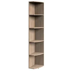 WIMEX Abschlussregal Multiraumkonzept Holzoptik Braun Eiche Sägerau