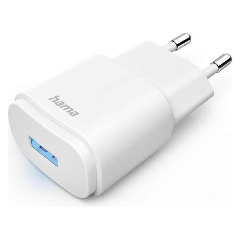 Hama Ladegerät, 6 Watt, Weiss (6 W, 1 Port) (00201645)