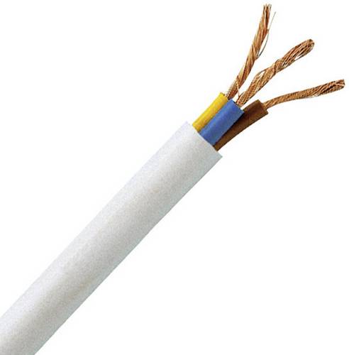 Kopp 151710849 Schlauchleitung H05VV5-F 3 x 1mm² Weiß 10m
