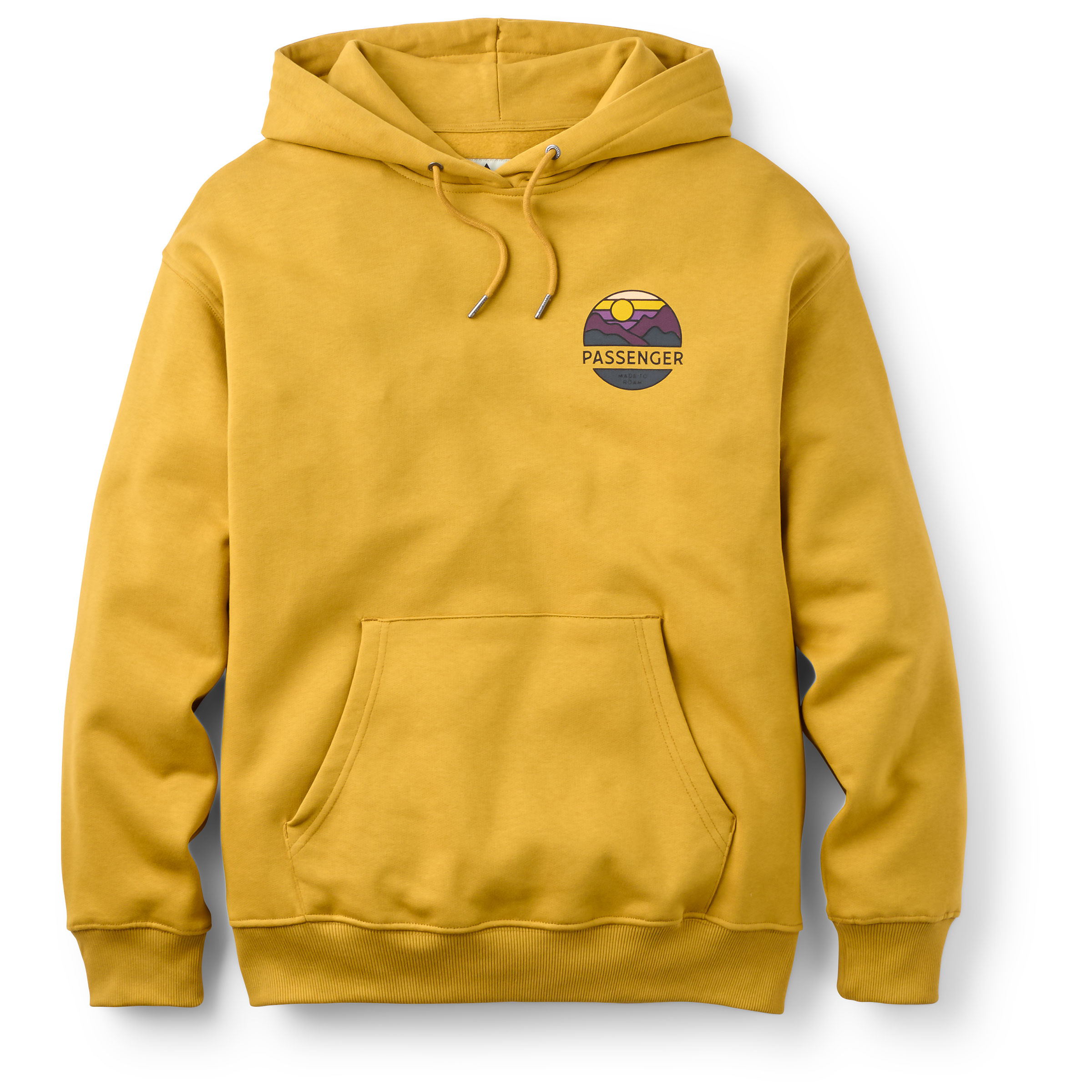 Passenger Laidback Herren Hoodies gelb Größe S Lifestyle Widerstandsfähig