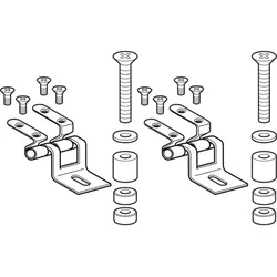 Geberit Set Scharniere für WC-Sitz Artis