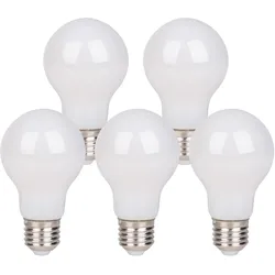Näve 5er-Set E27 LED Leuchtmittel "DAFFY" H: 10,7cm warmweiß