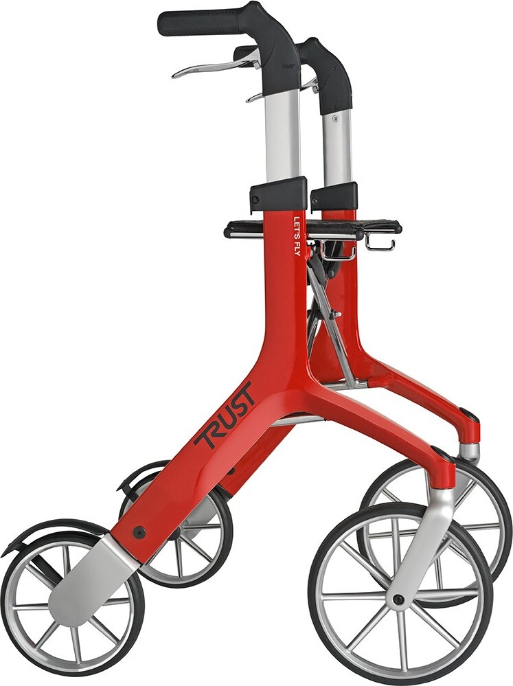 Trust Care Rollator Let's Fly Farbe: rot