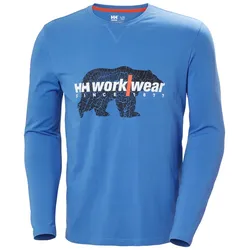 Helly Hansen Longsleeve HHWW GRAPHIC LONGSLEEVE 79262 - stone blue - M