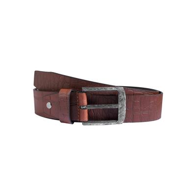Ledergürtel LEONARDO VERRELLI "Echtleder Herrengürtel, hochwertig, Geschenk, 80 - 140 cm", Herren, Gr. 110, schwarz, Echtleder, Gürtel Ledergürtel