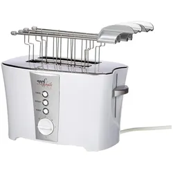 Melchioni Toast 2 Scheibe(n) 600 W Weiss, Toaster, Weiss