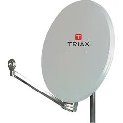 Triax Ausseneinheit Twin AE75T (Parabolantenne, 37.30 dB), SAT Spiegel + SAT Antennen, Grau