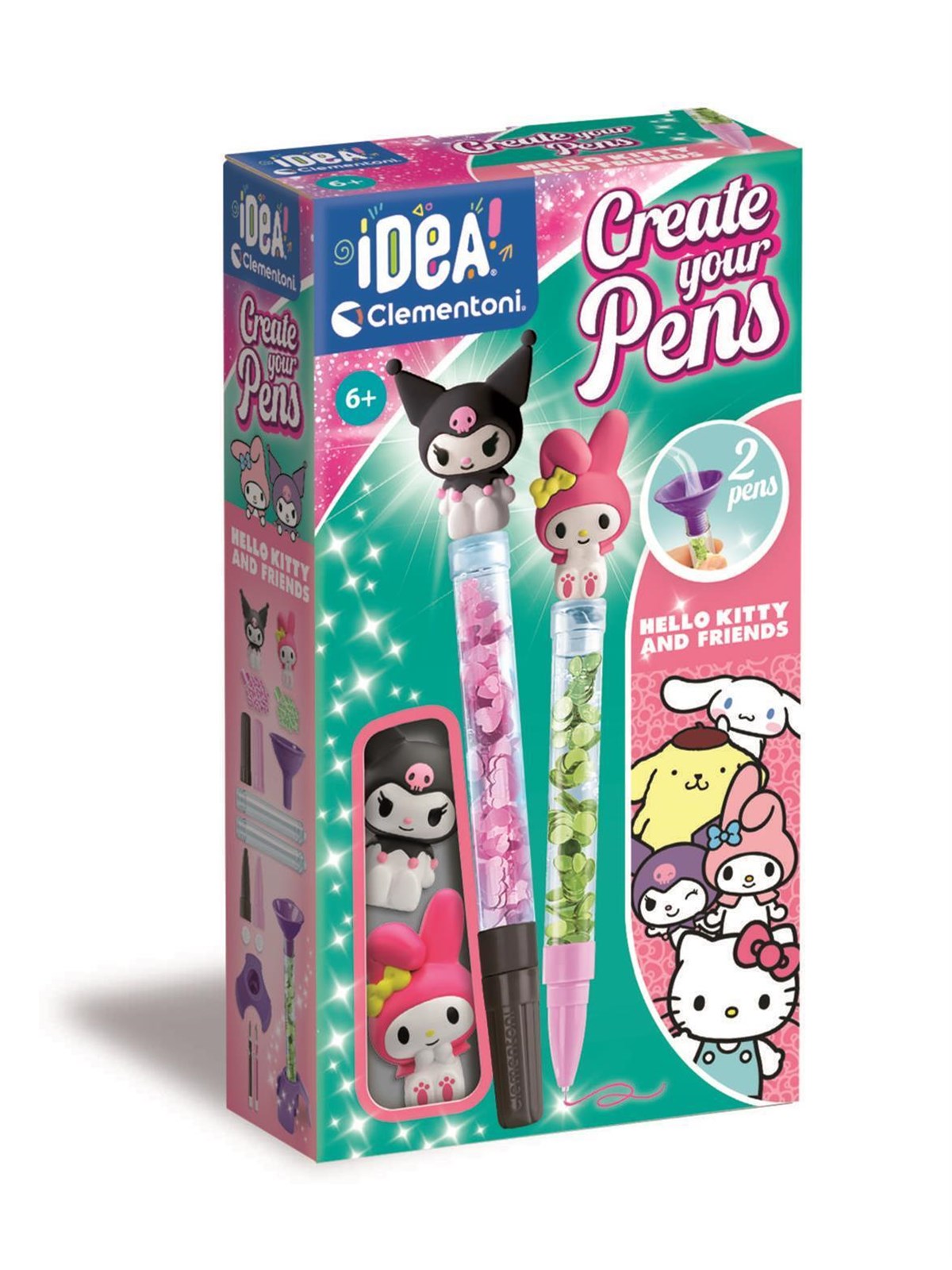Clementoni Create Your Pens: Helly Kitty My Melody & Kuromi
