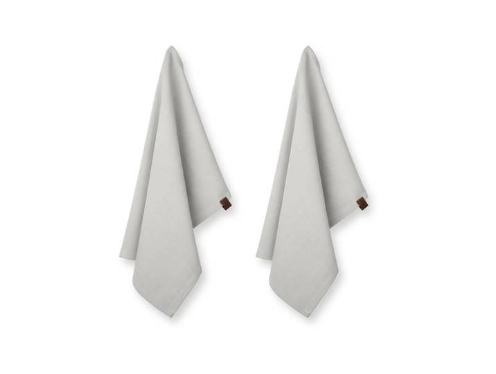 Humdakin Torchon écologique Humdakin 45x70 cm, lot de 2 Stone