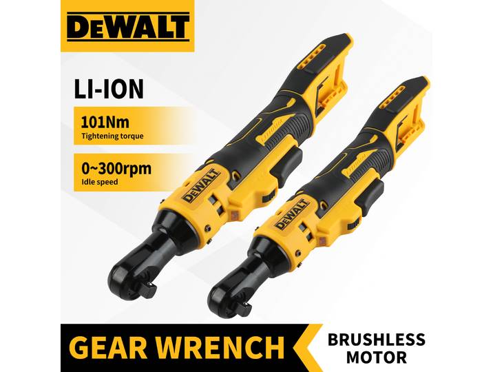 Dewalt DCF513 3/8 pouces clé à Angle droit à cliquet sans brosse LED pilote sans fil clé électrique à vitesse Variable 20V outils électriques