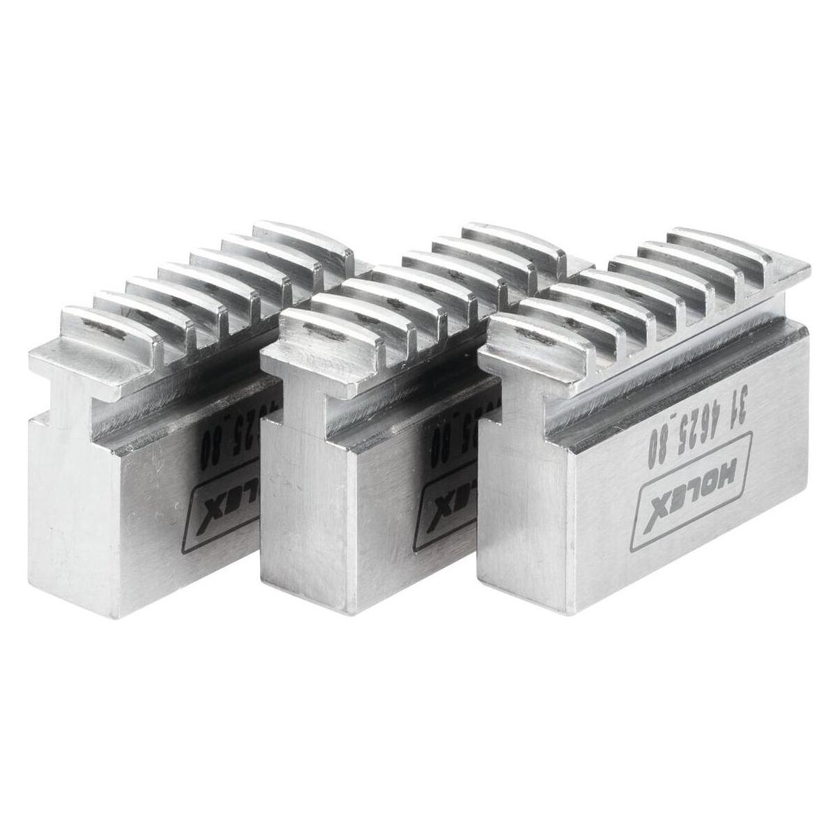 Holex Blockbacken-Set 3-teilig, weich 80 mm (314625 80)