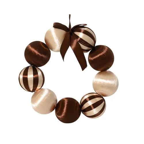 Decoris Kerstkrans met kerstballen, 28 m