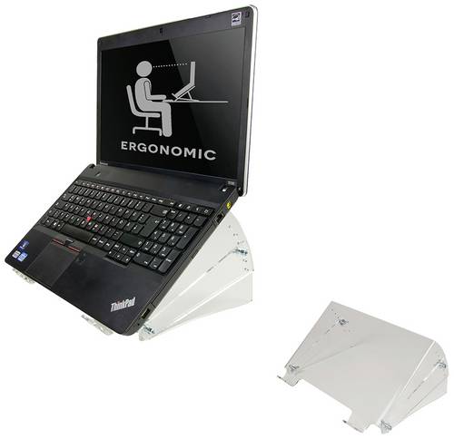 Neomounts NOTEBOOK STAND Monitor-Erhöhung 1 Display(s) 55,9cm (22") Hochtransparent Höhenverstellbar, Neigbar