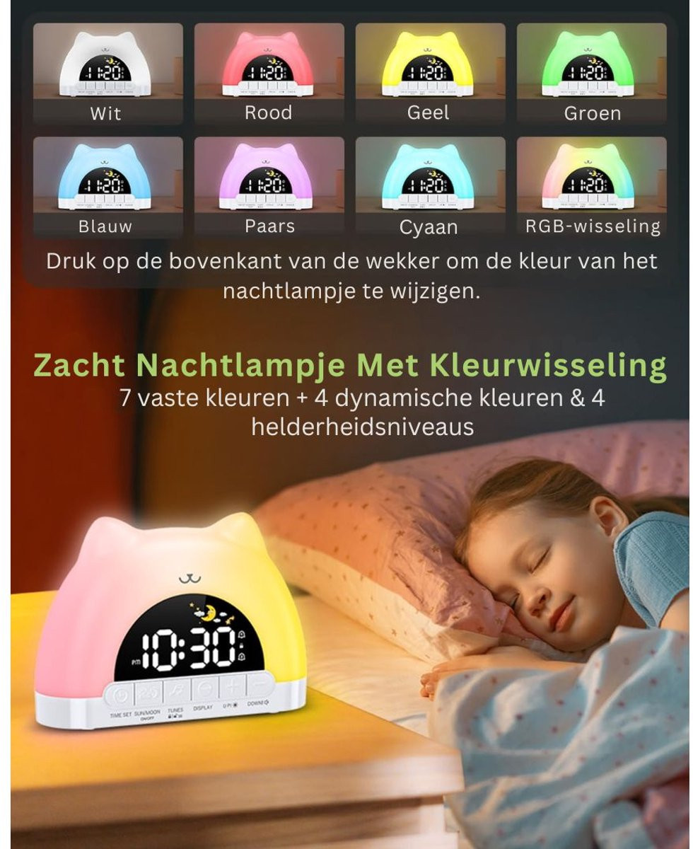 CLVP Kinder Slaaptrainer - Kinderwekker - Slaapwekker