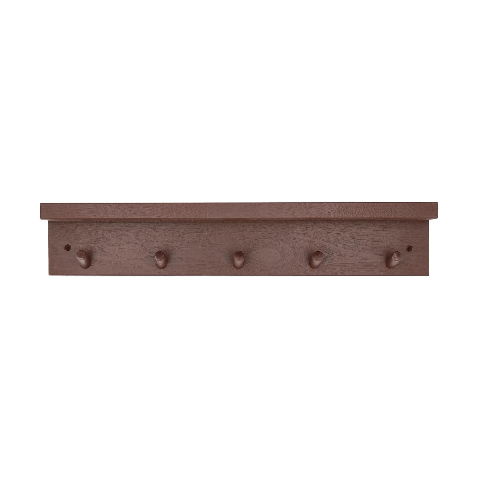 Scandi Living Alley knopplist met plank Bordeaux