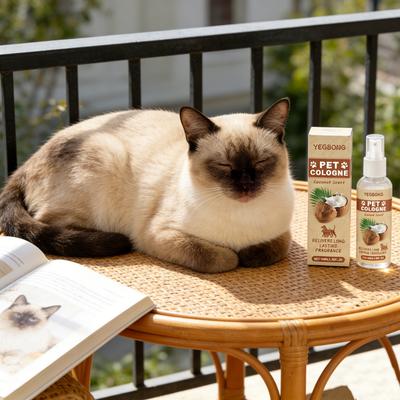Happy Pet Pantry Natural Coconut Oil Pet Deodorizer Spray For Dogs & Cats Long Lasting Odor Removal & Fresh Scent Natural Coconut Oil Pet Deodorizer Spray For Dogs & Cats Long Lasting Odor Removal & Fresh Scent