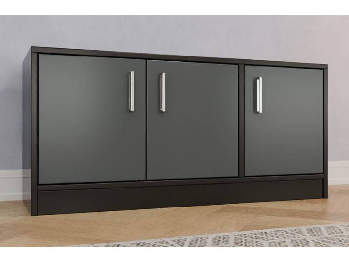 Büro Sideboard nach Maß - RAL 7011 Eisengrau - 55x117x40cm - Individuell konfigurieren