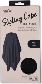 Salon Care Styling Cape Black each