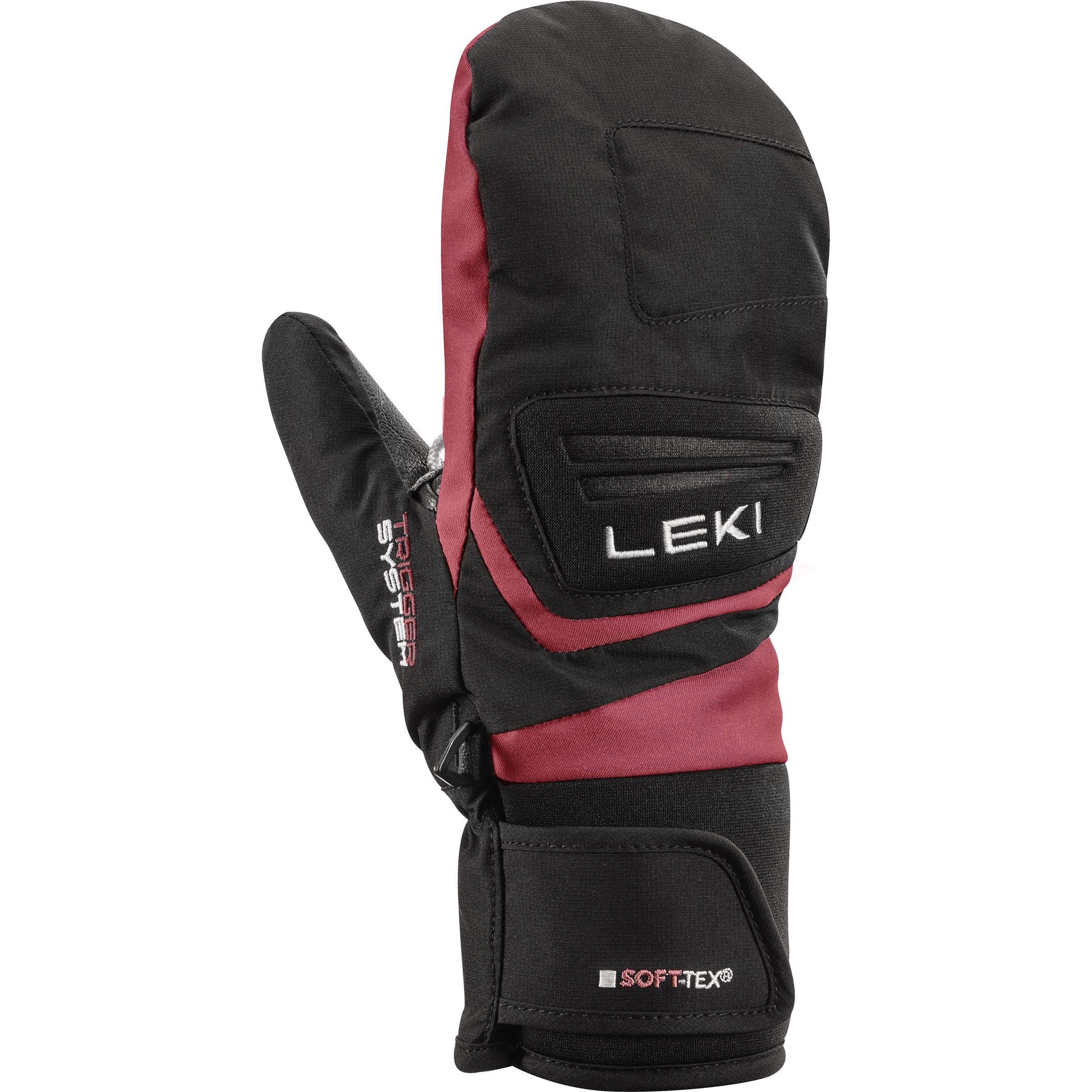 Leki Griffin 3D Kinder Skihandschuhe schwarz Größe 4 Skifahren Winddicht Wasserabweisend