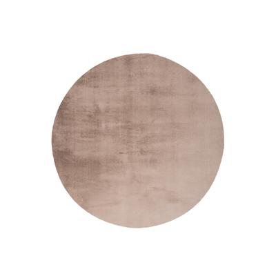 Teppich KAYOOM "Cross 425", taupe, H:21mm Ø:120cm, Polyester, Teppiche, Teppich, Hochflor