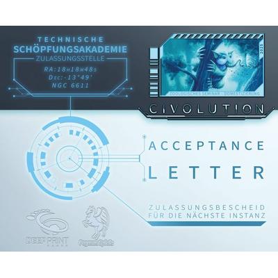 Civolution: Acceptance Letter [Erweiterung] (Deep Print Games)