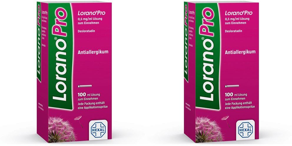 Loranopro 0.5Mg/Ml Loesung Doppelpack 2x100 ml Lösung zum Einnehmen